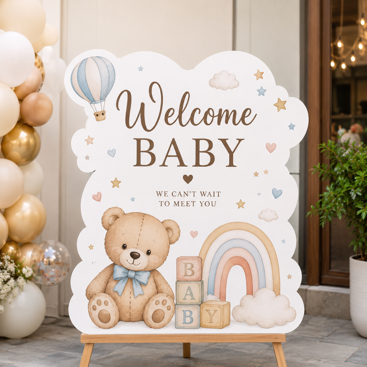 Welcome Baby Standee